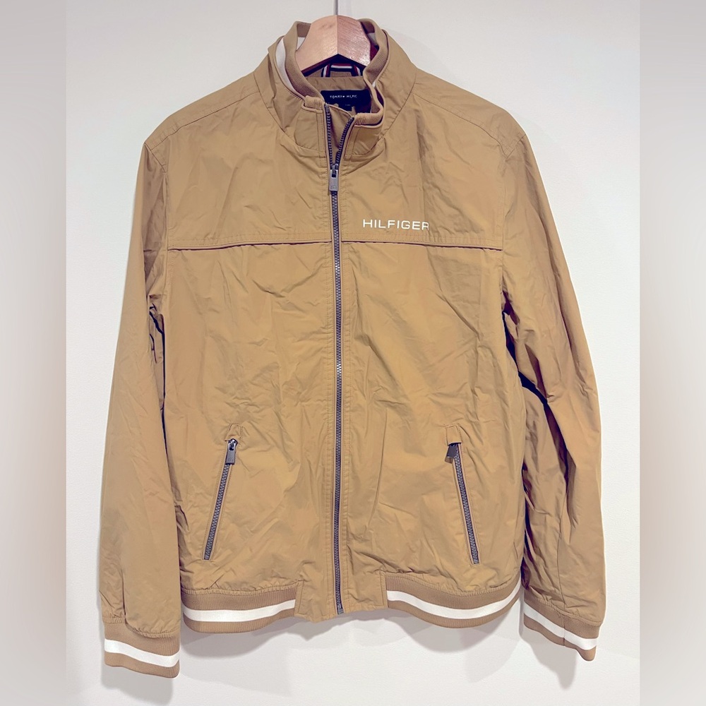 Tommy Hilfiger Tan Windbreaker Jacket